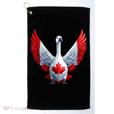 Canada Day Maple Leaf Bird Golf Towel