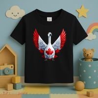 Canada Day Maple Leaf Bird Toddler T-Shirt thumb 3