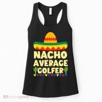 Cinco De Mayo Mexican Golf Nacho Average Golfer Women's Tank Top thumb 0