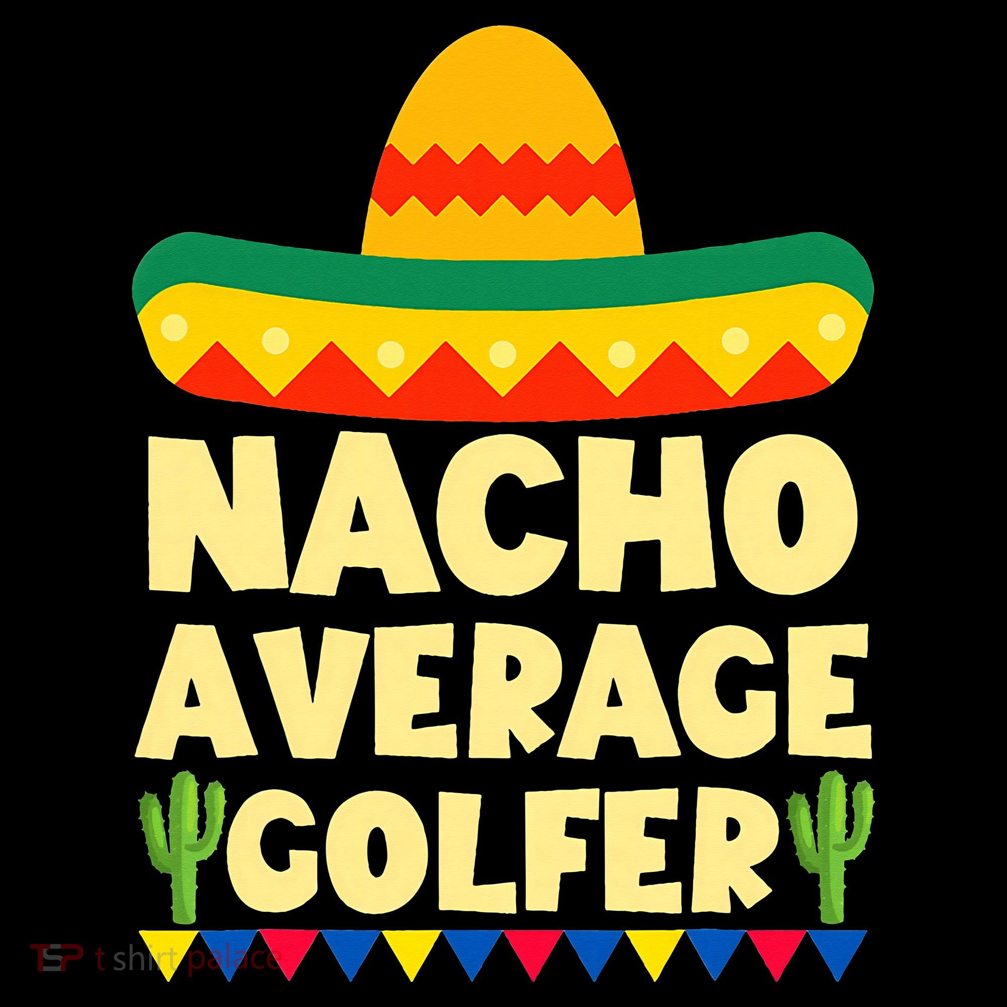 Cinco De Mayo Mexican Golf Nacho Average Golfer Tank Top