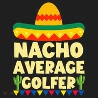 Cinco De Mayo Mexican Golf Nacho Average Golfer Golf Towel thumb 3