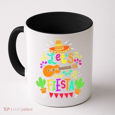 Cinco De Mayo Gift For Mexican Guitar Cactus Gift Coffee Mug