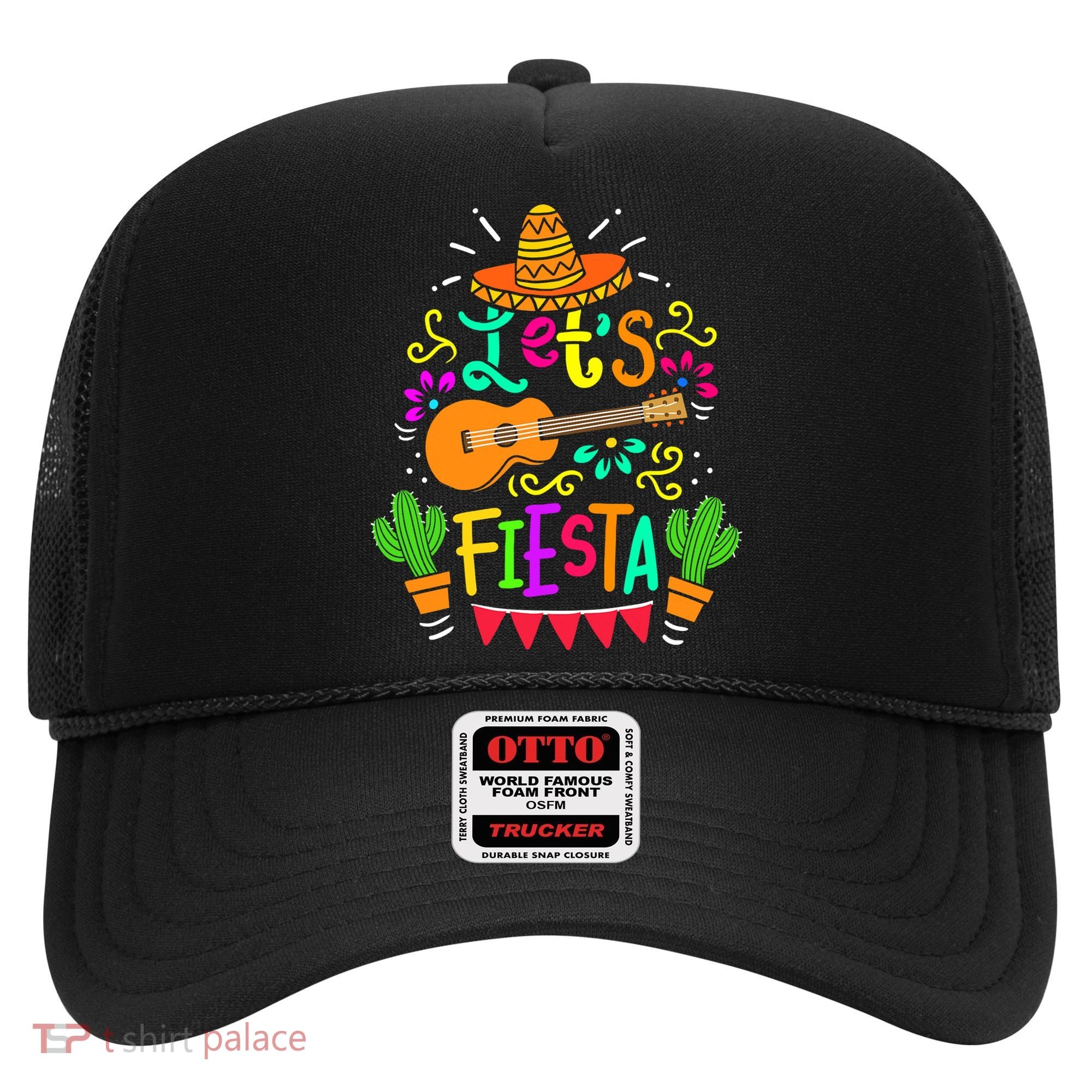 Cinco De Mayo Gift For Mexican Guitar Cactus Gift Hat