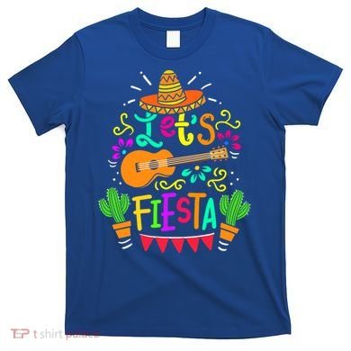 Cinco De Mayo Gift For Mexican Guitar Cactus Gift T-Shirt