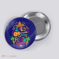 Cinco De Mayo Gift For Mexican Guitar Cactus Gift Button thumb 0