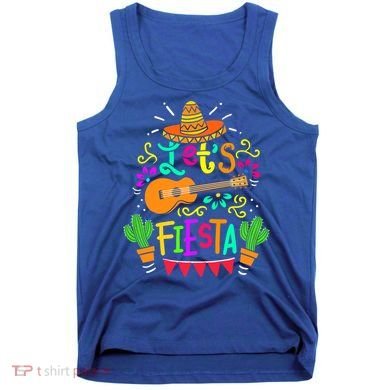 Cinco De Mayo Gift For Mexican Guitar Cactus Gift Tank Top