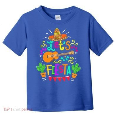 Cinco De Mayo Gift For Mexican Guitar Cactus Gift Toddler T-Shirt