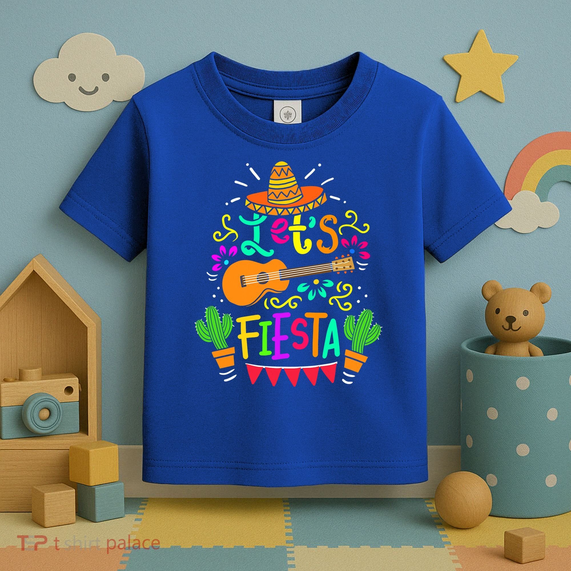Cinco De Mayo Gift For Mexican Guitar Cactus Gift Toddler T-Shirt