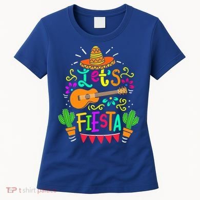 Cinco De Mayo Gift For Mexican Guitar Cactus Gift Women's T-Shirt