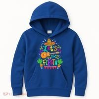 Cinco De Mayo Gift For Mexican Guitar Cactus Gift Kids Hoodie thumb 0