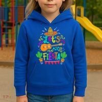 Cinco De Mayo Gift For Mexican Guitar Cactus Gift Kids Hoodie thumb 3