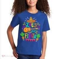 Cinco De Mayo Gift For Mexican Guitar Cactus Gift Kids T-Shirt thumb 2
