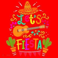 Cinco De Mayo Gift For Mexican Guitar Cactus Gift Santa Hat thumb 1