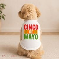 Cinco De Mayo Holiday Festive Doggie Tank thumb 2