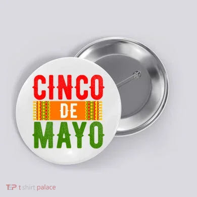 Cinco De Mayo Holiday Festive Button