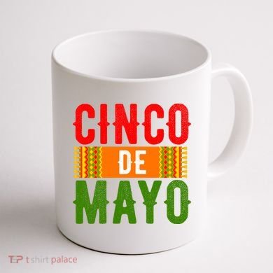 Cinco De Mayo Holiday Festive Coffee Mug back