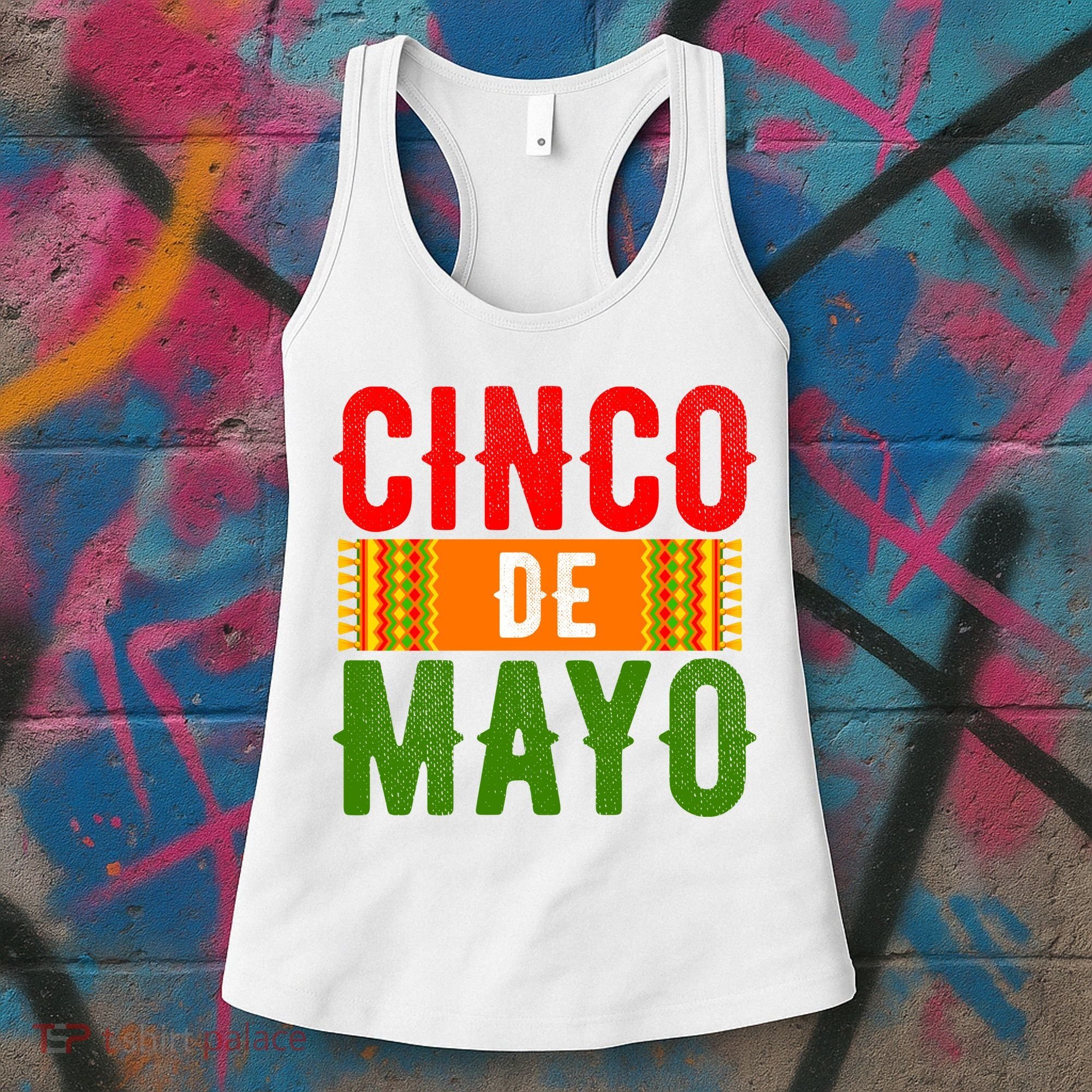 Cinco De Mayo Holiday Festive Women's Tank Top