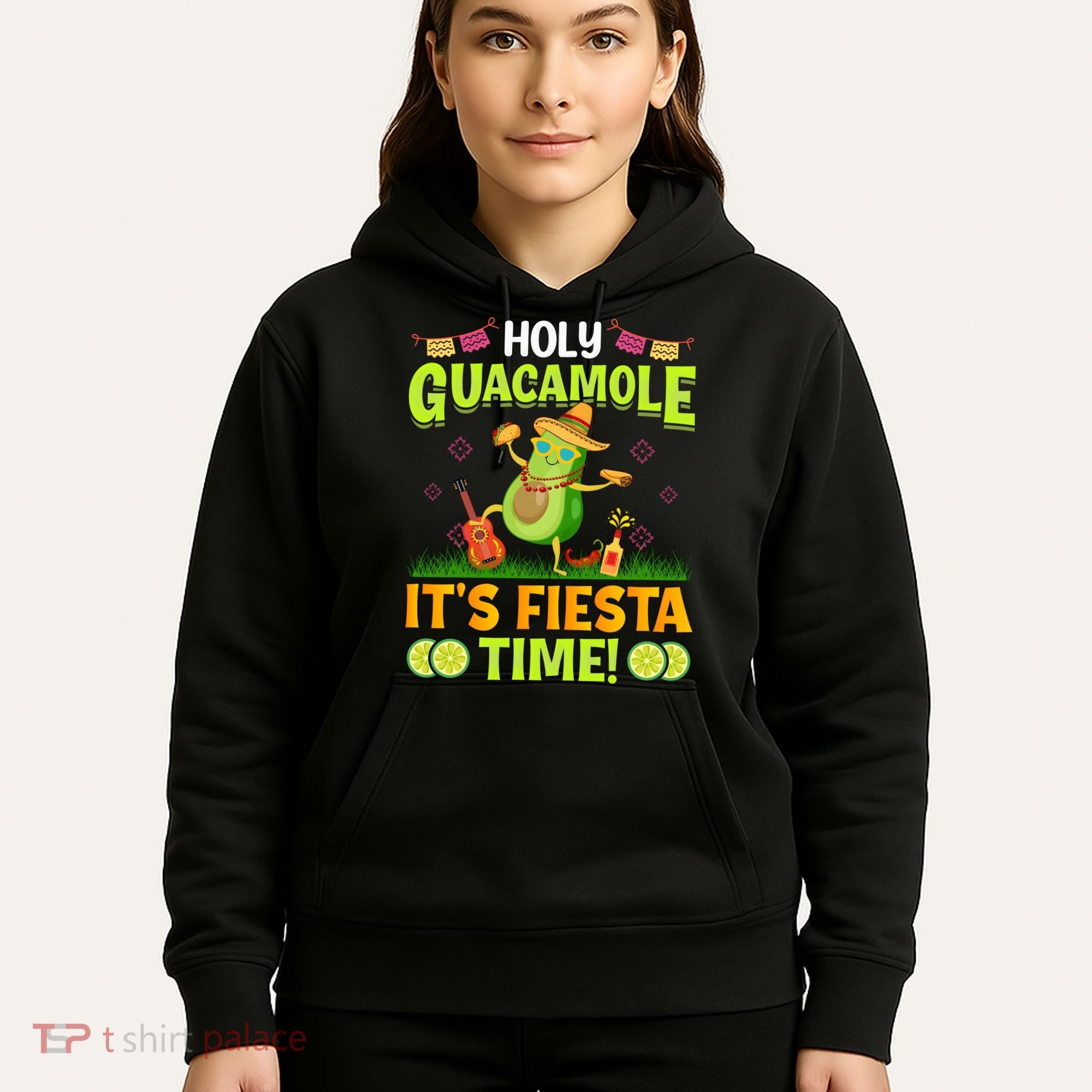 Cinco De Mayo Mexican Holy Guacamole Fiesta Time Hoodie
