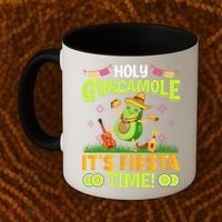 Cinco De Mayo Mexican Holy Guacamole Fiesta Time Coffee Mug thumb 2