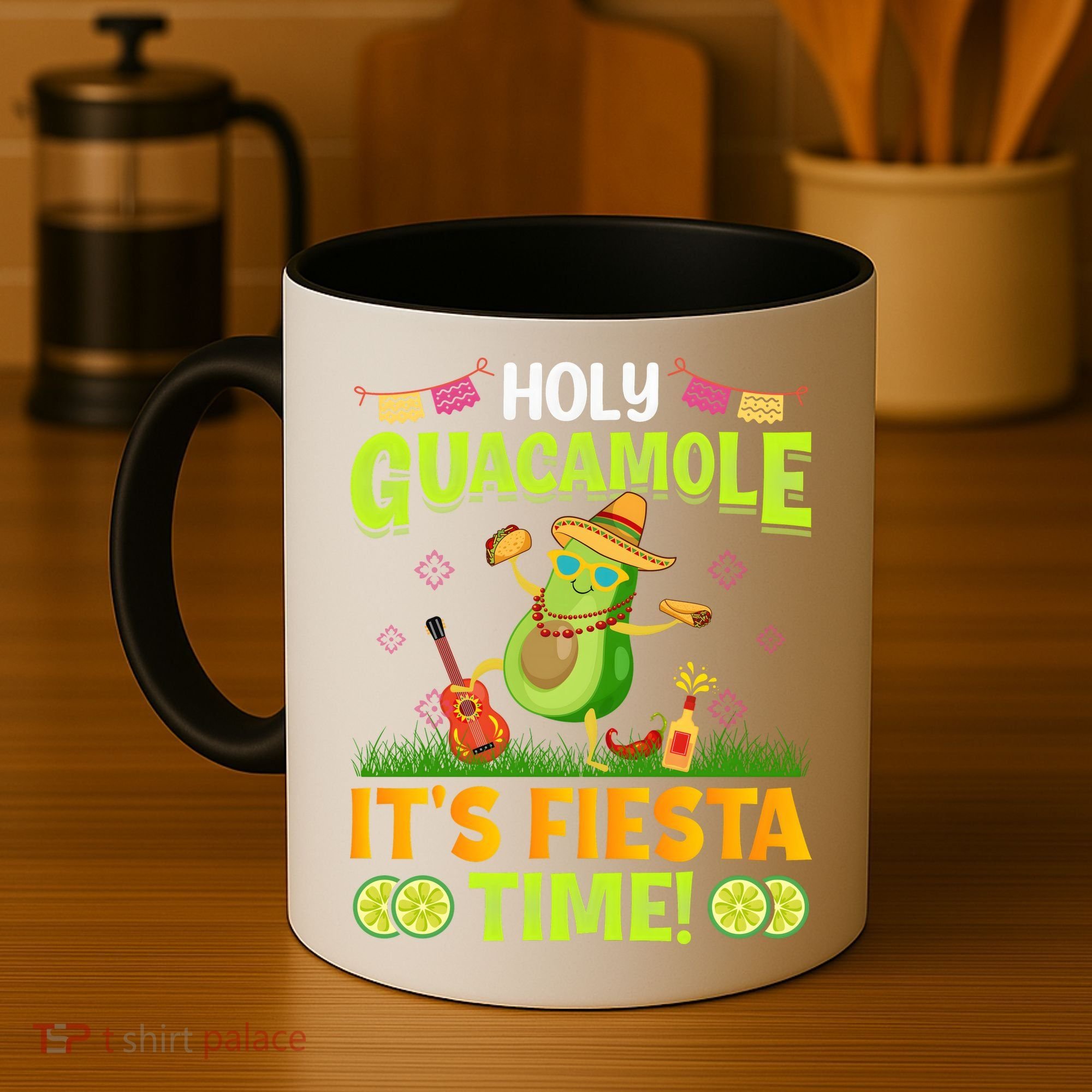 Cinco De Mayo Mexican Holy Guacamole Fiesta Time Coffee Mug