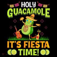 Cinco De Mayo Mexican Holy Guacamole Fiesta Time Women's Hoodie thumb 2