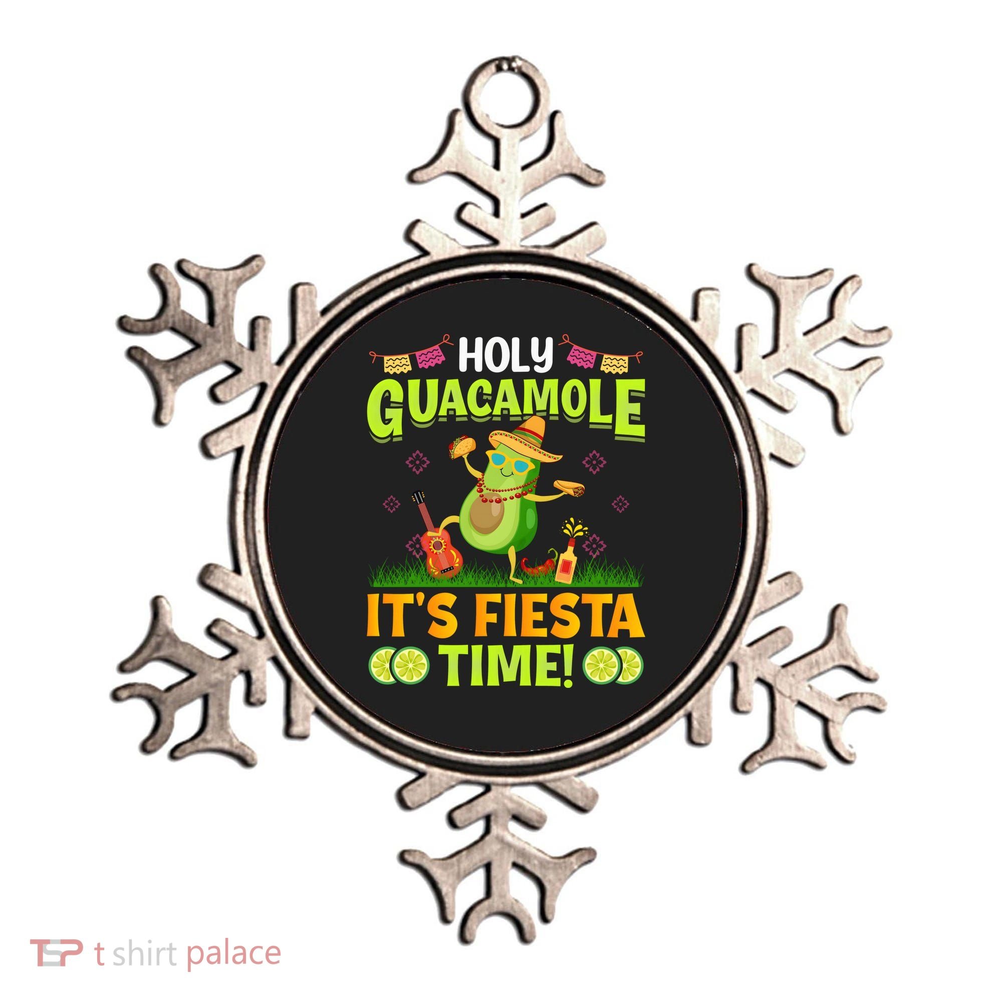 Cinco De Mayo Mexican Holy Guacamole Fiesta Time Ornament