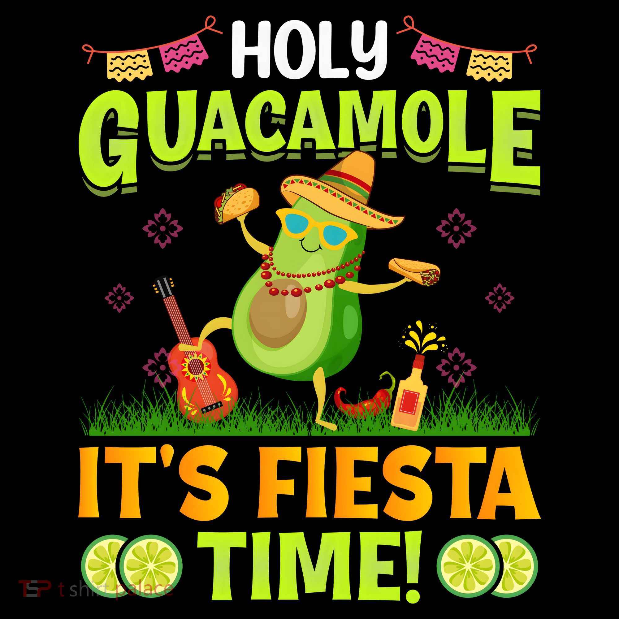 Cinco De Mayo Mexican Holy Guacamole Fiesta Time Women's Tank Top