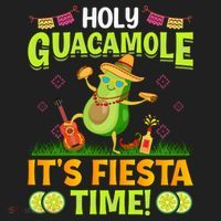 Cinco De Mayo Mexican Holy Guacamole Fiesta Time Hat thumb 2
