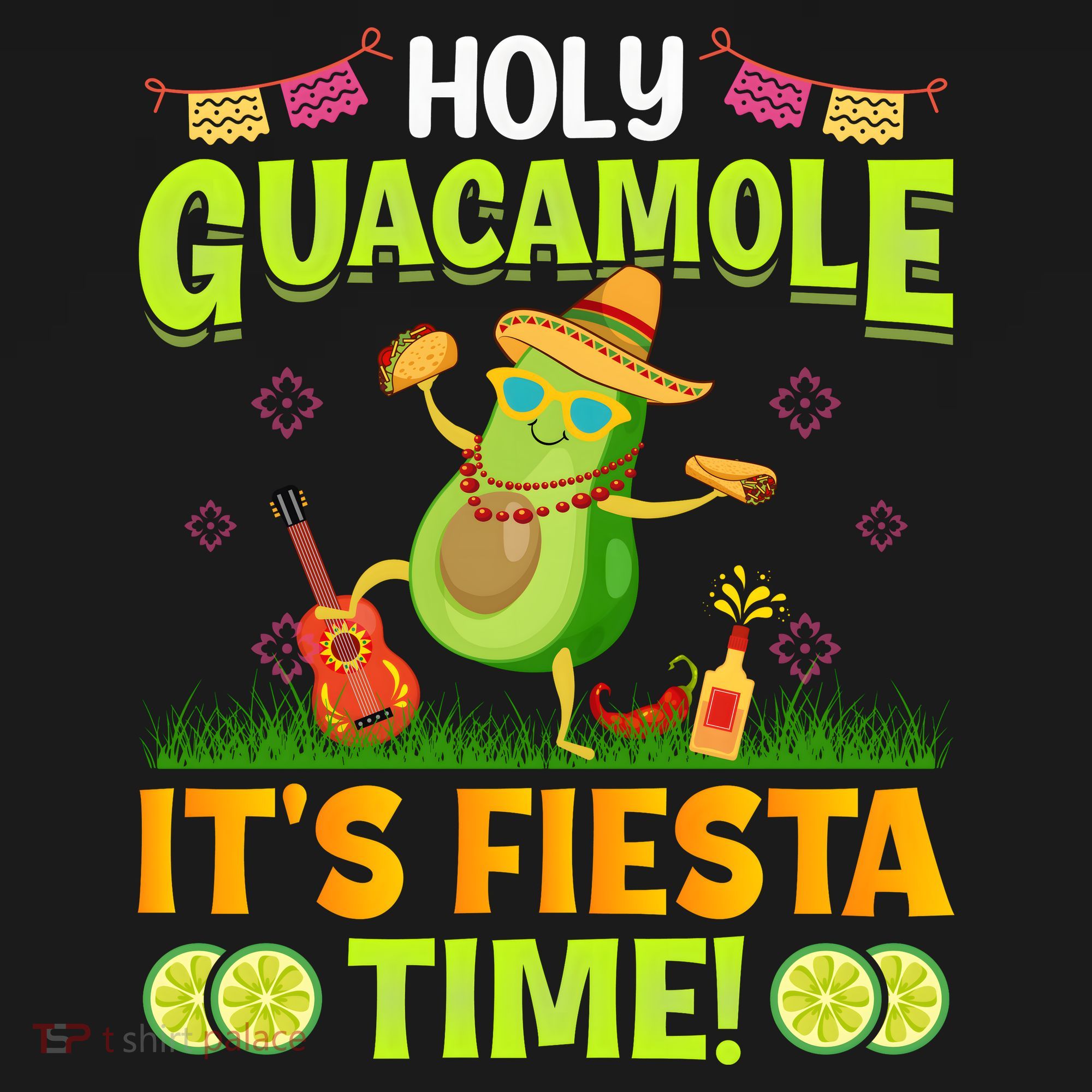 Cinco De Mayo Mexican Holy Guacamole Fiesta Time Toddler Hoodie