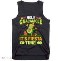 Cinco De Mayo Mexican Holy Guacamole Fiesta Time Tank Top thumb 0