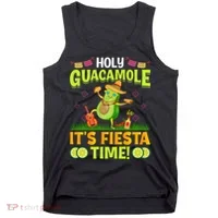 Cinco De Mayo Mexican Holy Guacamole Fiesta Time Tank Top thumb 0