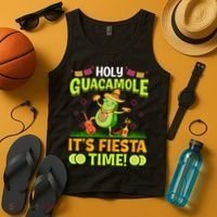 Cinco De Mayo Mexican Holy Guacamole Fiesta Time Tank Top thumb 4
