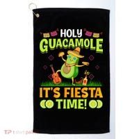 Cinco De Mayo Mexican Holy Guacamole Fiesta Time Golf Towel thumb 0