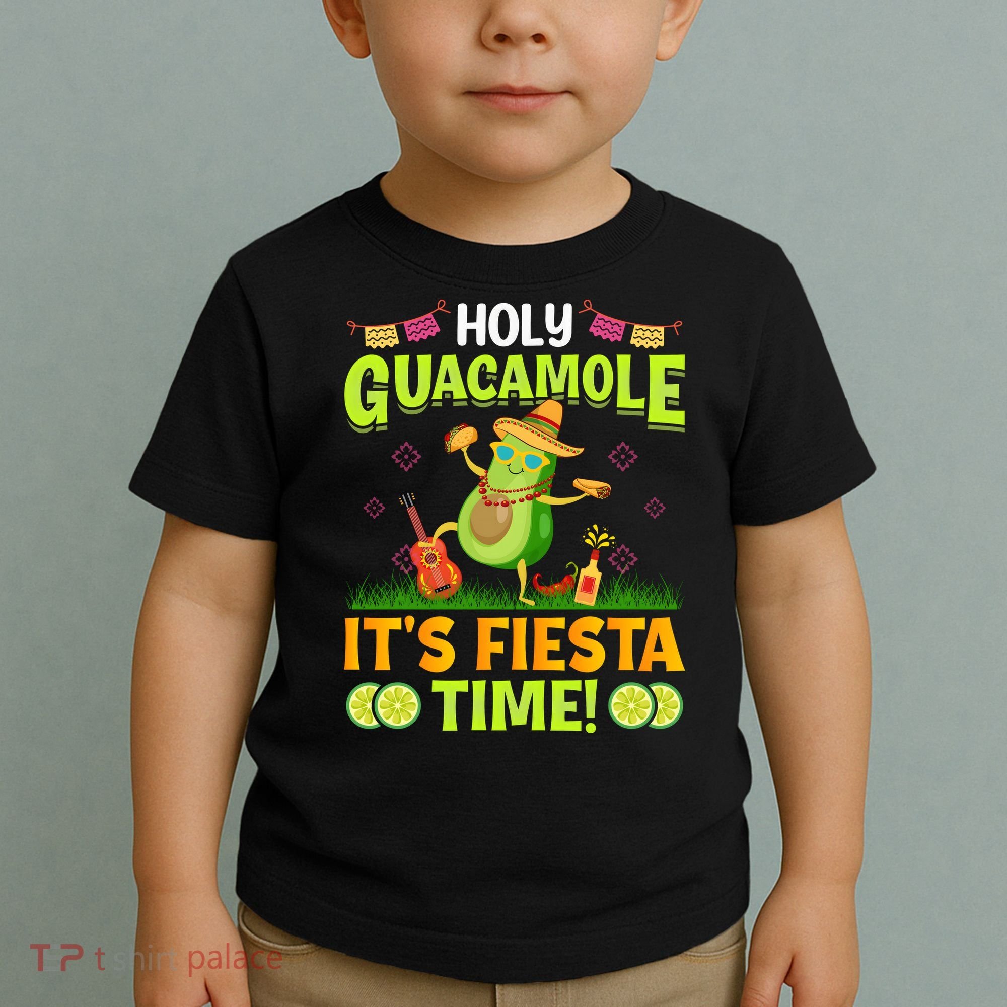 Cinco De Mayo Mexican Holy Guacamole Fiesta Time Toddler T-Shirt