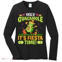 Cinco De Mayo Mexican Holy Guacamole Fiesta Time Women's Long Sleeve Shirt thumb 0