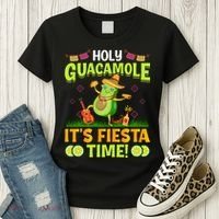 Cinco De Mayo Mexican Holy Guacamole Fiesta Time Women's T-Shirt thumb 3