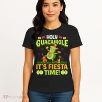 Cinco De Mayo Mexican Holy Guacamole Fiesta Time Women's T-Shirt thumb 4