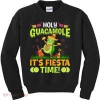 Cinco De Mayo Mexican Holy Guacamole Fiesta Time Kids Sweatshirt thumb 0