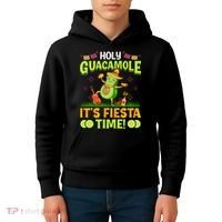 Cinco De Mayo Mexican Holy Guacamole Fiesta Time Kids Hoodie thumb 4