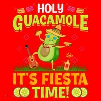 Cinco De Mayo Mexican Holy Guacamole Fiesta Time Santa Hat thumb 1