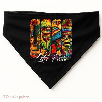 Cinco De Mayo Lets Fiesta Squad 5 De Mayo Mexican USA-Made Doggie Bandana