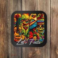 Cinco De Mayo Lets Fiesta Squad 5 De Mayo Mexican Coaster thumb 0