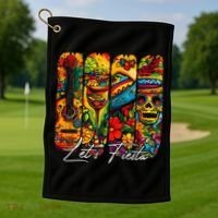 Cinco De Mayo Lets Fiesta Squad 5 De Mayo Mexican Golf Towel thumb 1
