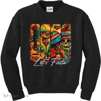 Cinco De Mayo Lets Fiesta Squad 5 De Mayo Mexican Kids Sweatshirt