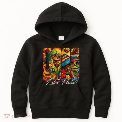 Cinco De Mayo Lets Fiesta Squad 5 De Mayo Mexican Kids Hoodie