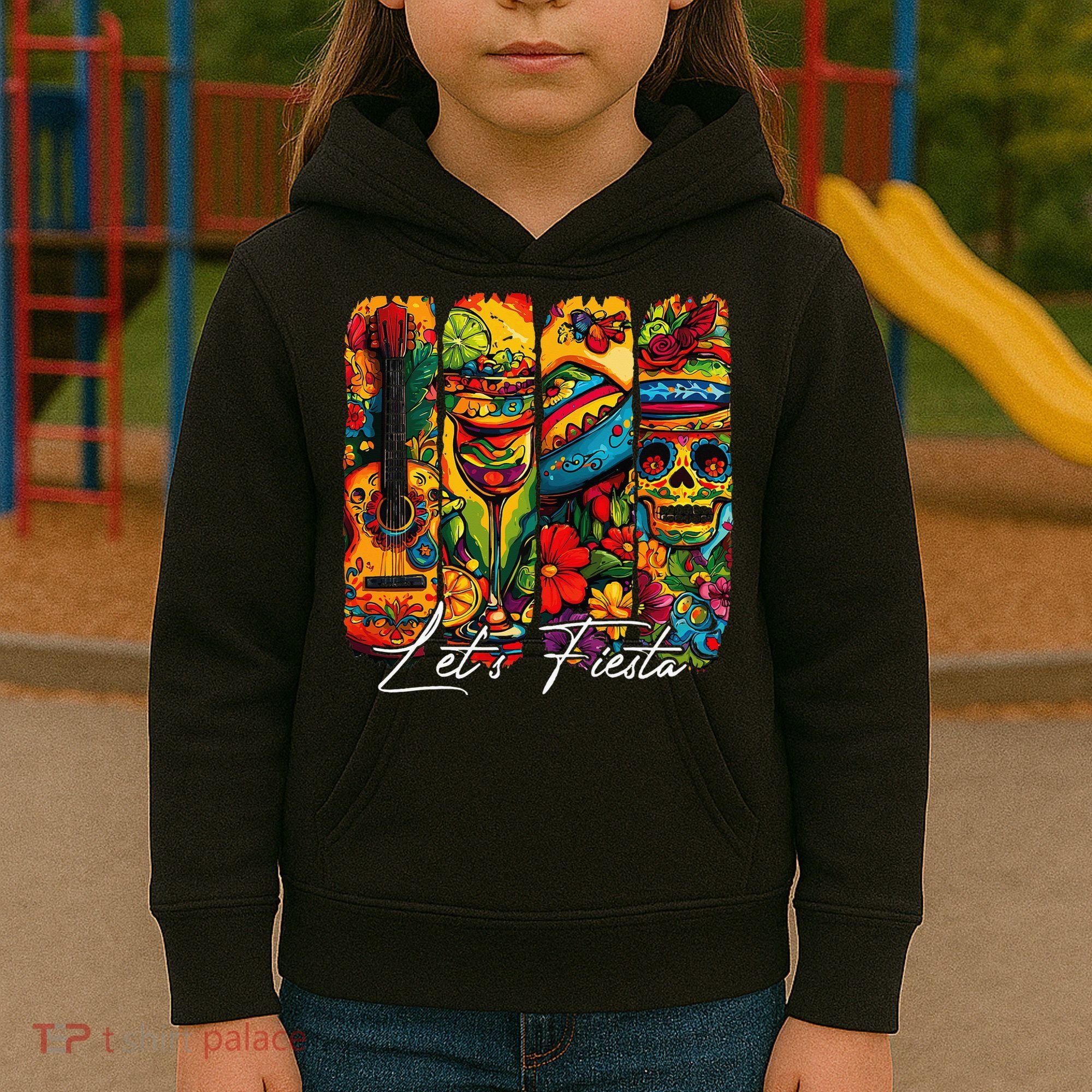 Cinco De Mayo Lets Fiesta Squad 5 De Mayo Mexican Kids Hoodie