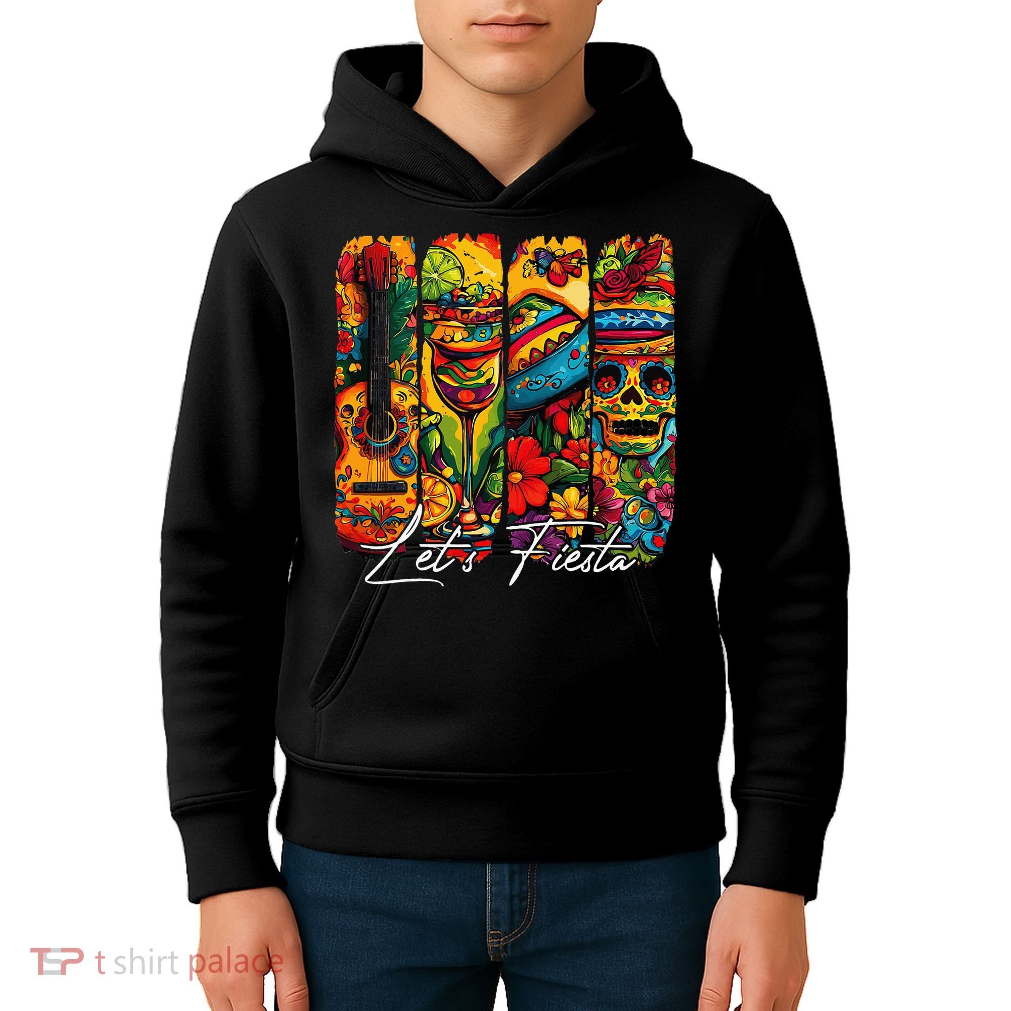 Cinco De Mayo Lets Fiesta Squad 5 De Mayo Mexican Kids Hoodie