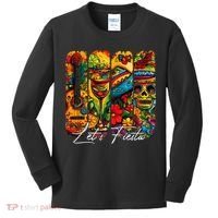 Cinco De Mayo Lets Fiesta Squad 5 De Mayo Mexican Kids Long Sleeve Shirt thumb 0