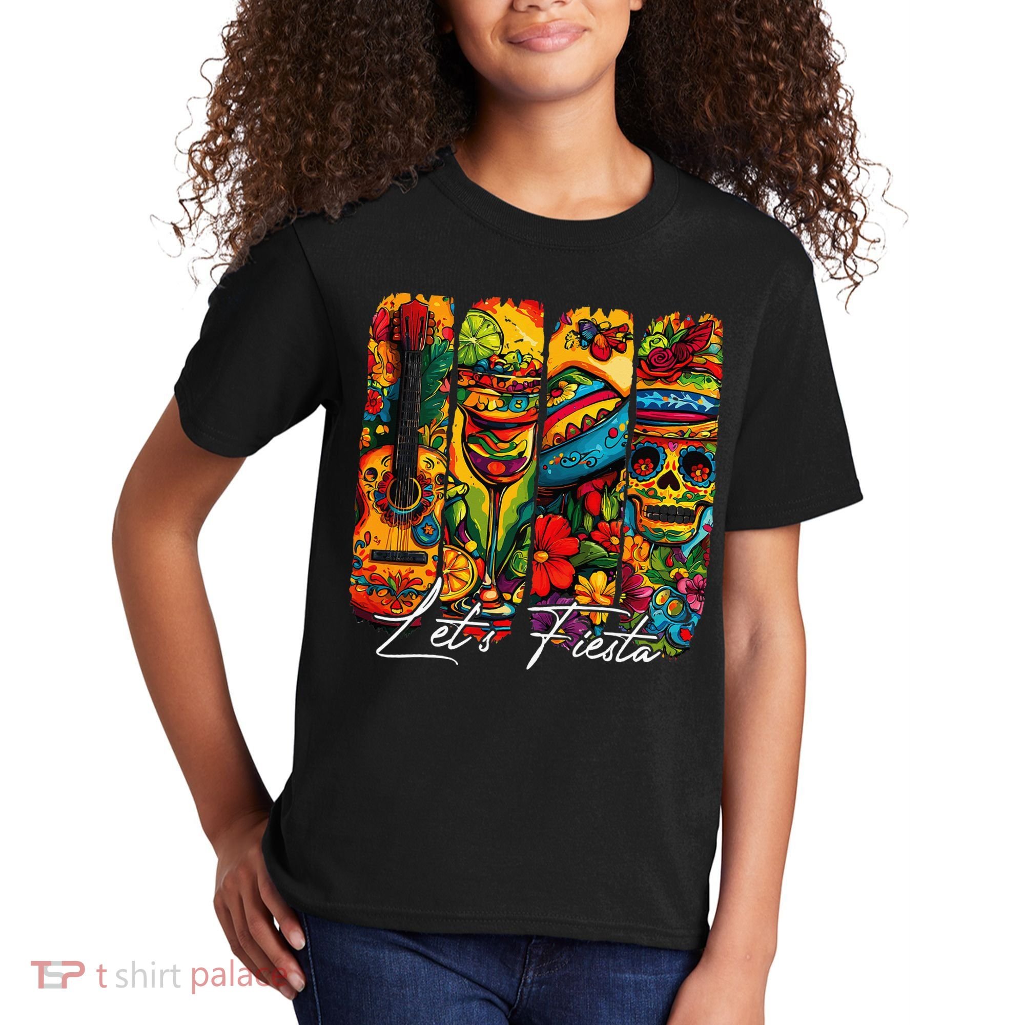 Cinco De Mayo Lets Fiesta Squad 5 De Mayo Mexican Kids T-Shirt