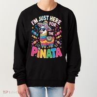 Cinco De Mayo IM Just Here For The Pinata Mexican Women's Sweatshirt thumb 0